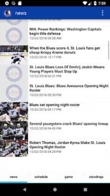 St. Louis Hockey android App screenshot 3